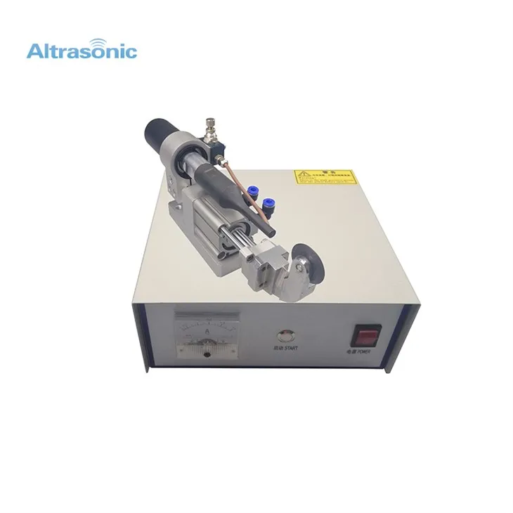 Pārnēsājama ultraskaņas blīvēšanas mašīna mākslīgās ādas audumam